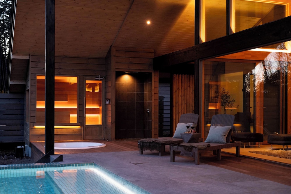 Villa A - SPA棟 - (モダンスタイル) 一棟貸切りプライベートプール, サウナ, 露天風呂付き 禁煙 テラス / パティオ5 | ヴィラメッサ軽井沢