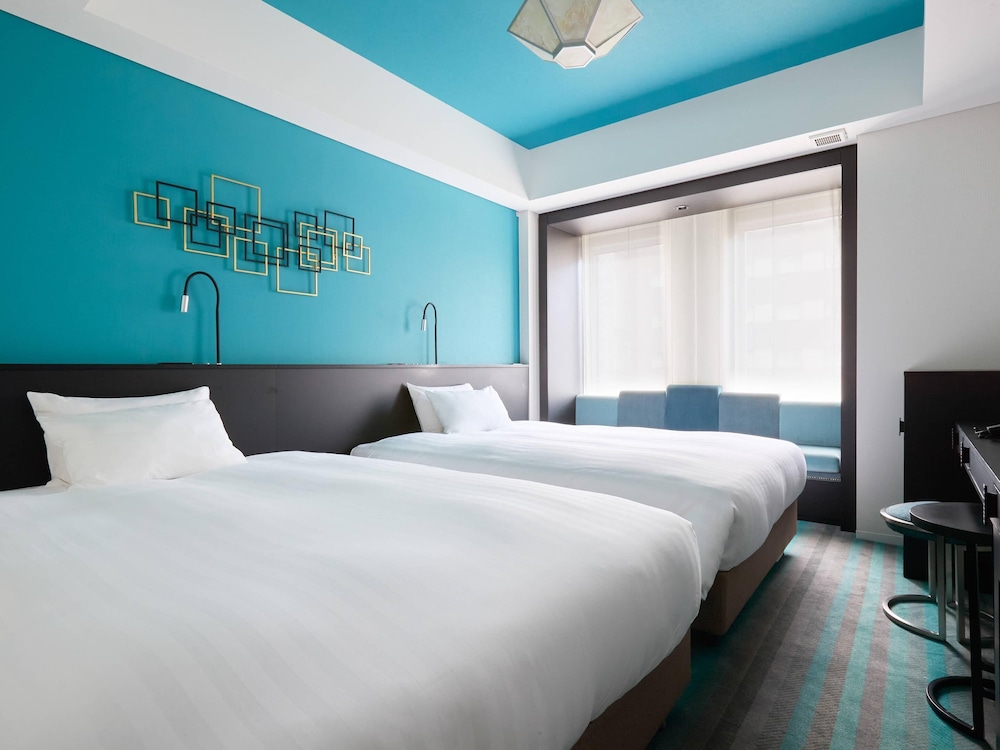 プレミアム ルーム ダブルベッド 2 台 禁煙 | HOTEL GEOMETIQ Osaka Umeda, an Ascend Collection Hotel