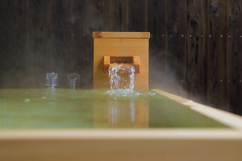 和洋室 デラックス ツインルーム 露天風呂付 禁煙 バスルーム0 | ねぎや陵楓閣