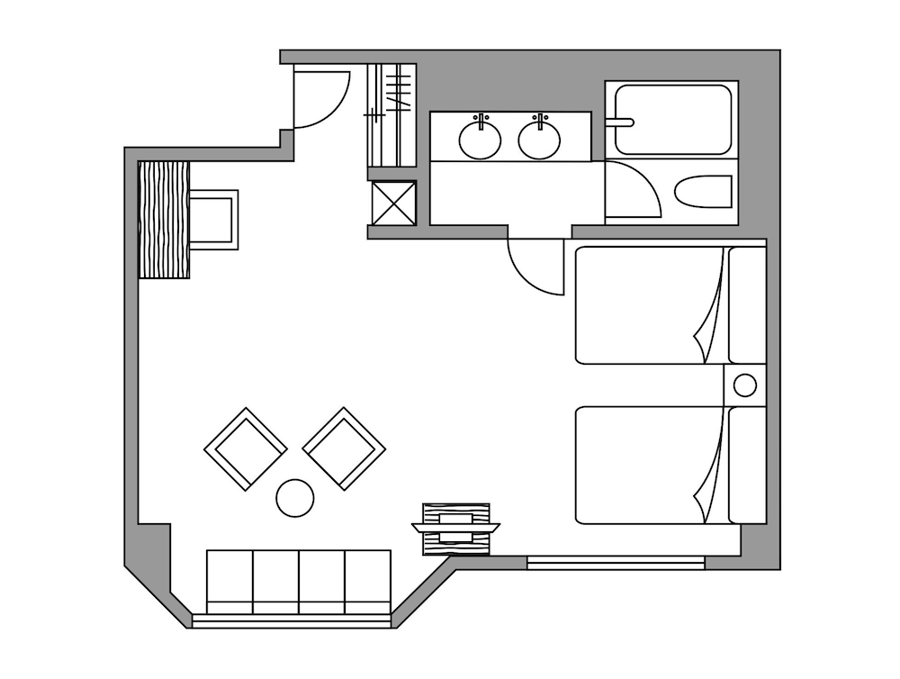 グランドデラックスツインルーム (5-6F) 客室3 | ザ ルイガンズ スパ アンド リゾート