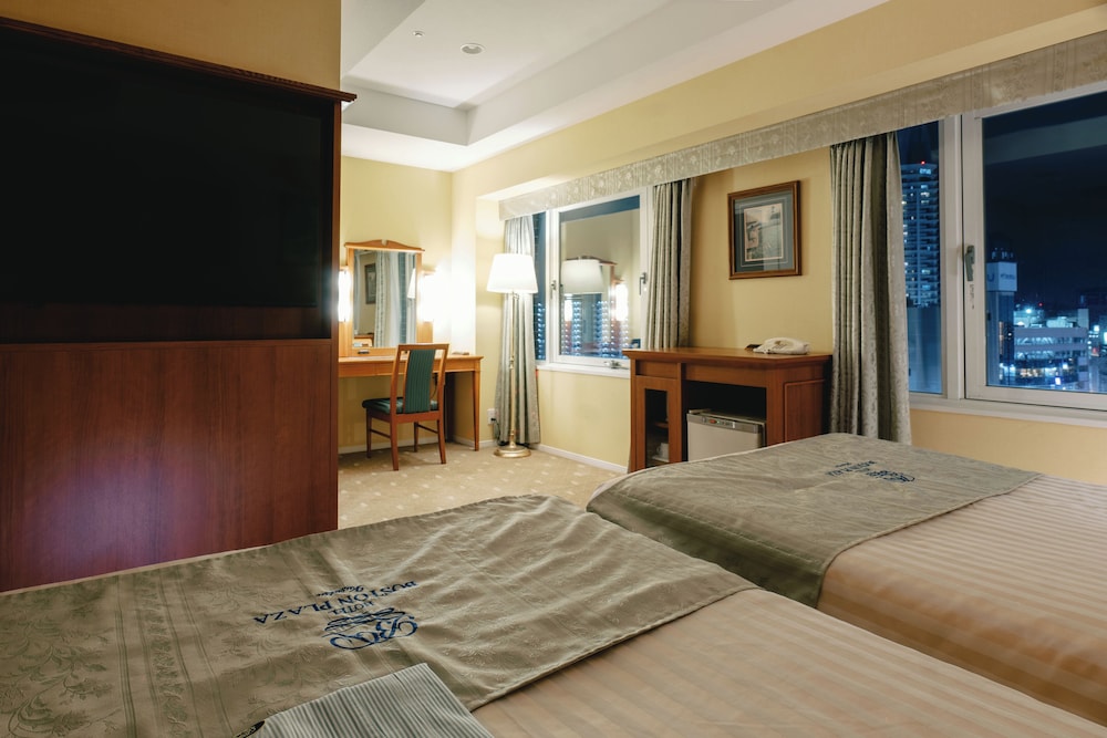 デラックス ツインルーム 禁煙 (200cm x 120cm x 2) 夕食18時スタート 客室8 | ホテルボストンプラザ草津