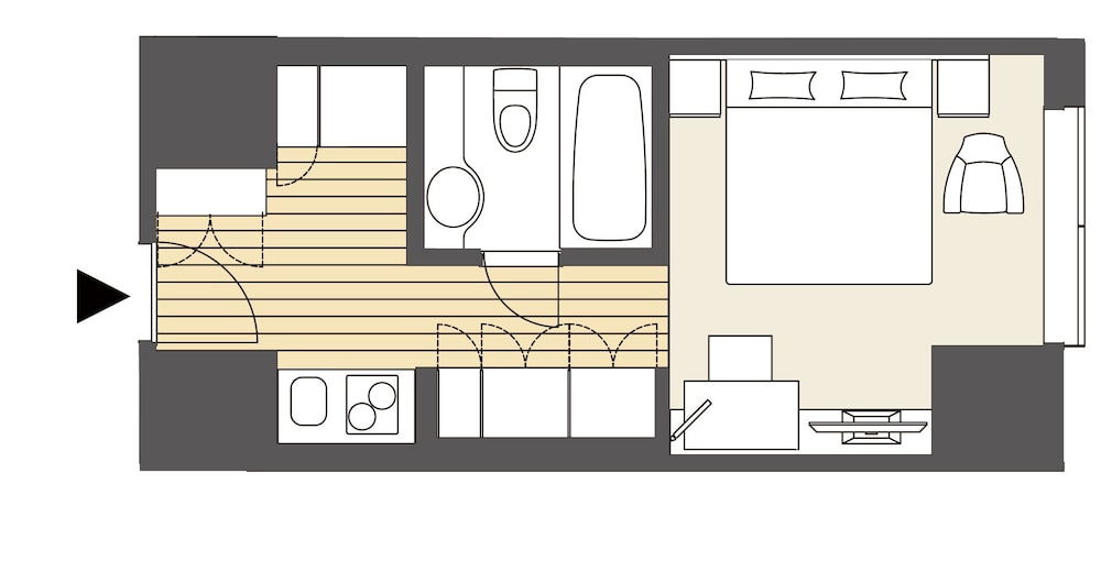 スタジオ エグゼクティブ キング 客室7 | フレイザー レジデンス南海大阪