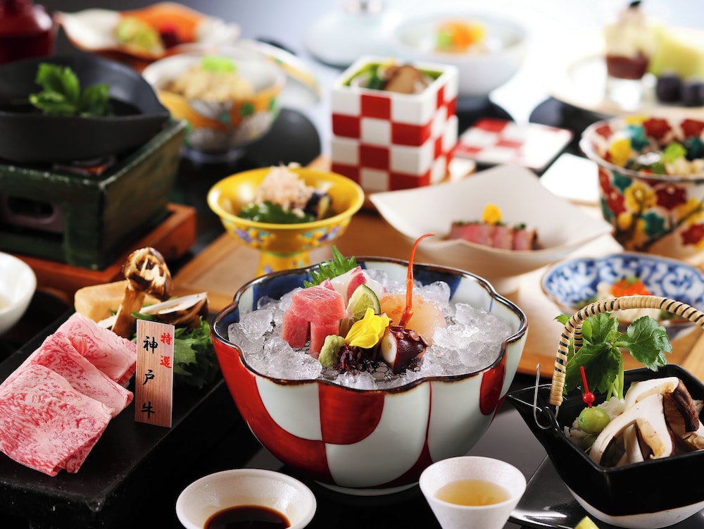 北館 5F金泉露天付き ツイン 禁煙 ガーデンビュー 神戸牛付き会席 (部屋食) 客室7 | 有馬グランドホテル