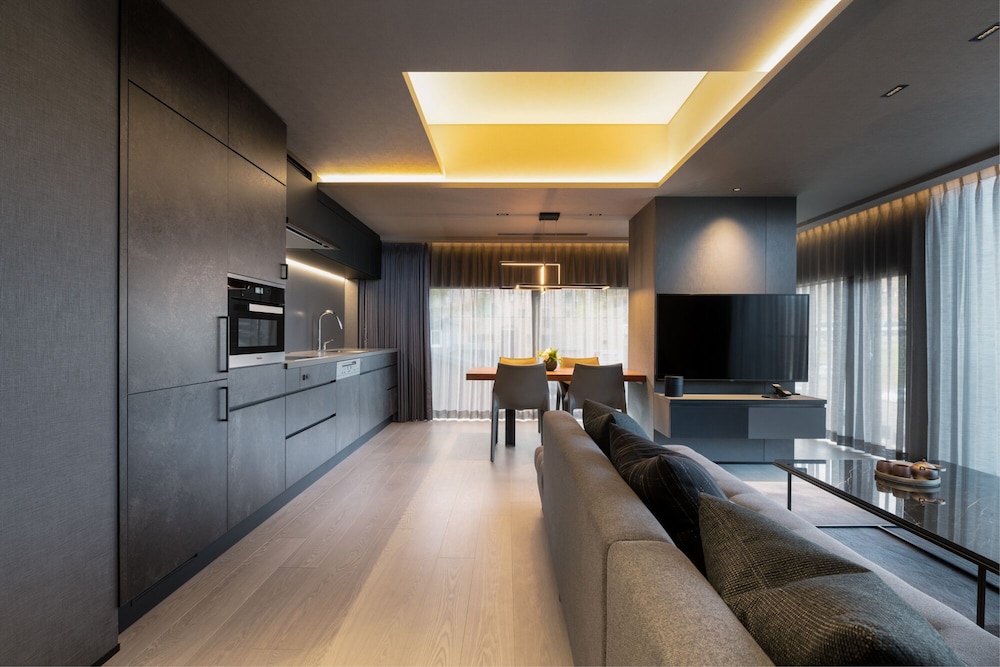 スイート 1 ベッドルーム リビング エリア0 | 山翠ニセコ