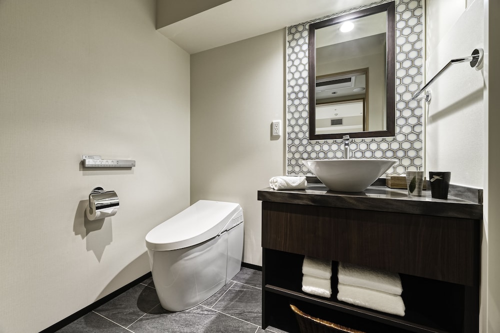 キングルーム 半露天風呂付 禁煙 バスルーム1 | プロスタイル旅館 東京 浅草