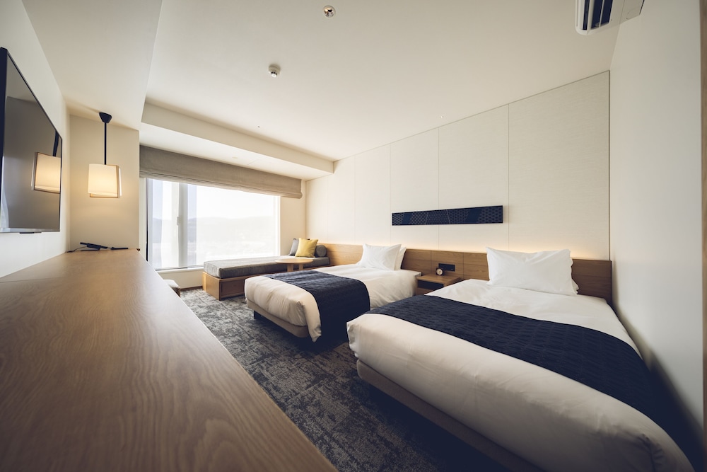 レジデンシャル ツインルーム 禁煙 / 洗濯乾燥機付き 客室1 | 東急ステイ飛騨高山 結の湯