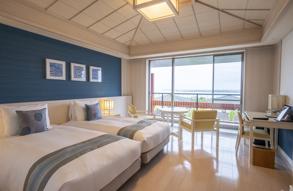 デラックスルーム 首里ハウス ツイン 客室2 | シーウッド ホテル