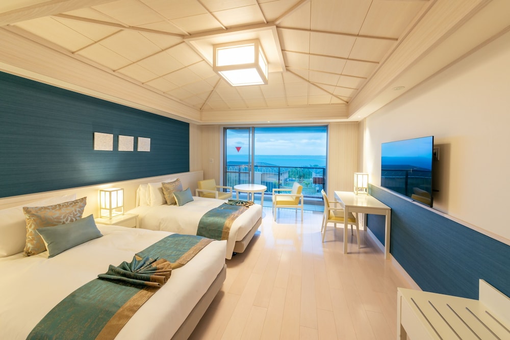 デラックスルーム 首里ハウス ツイン バルコニーからの眺望0 | シーウッド ホテル