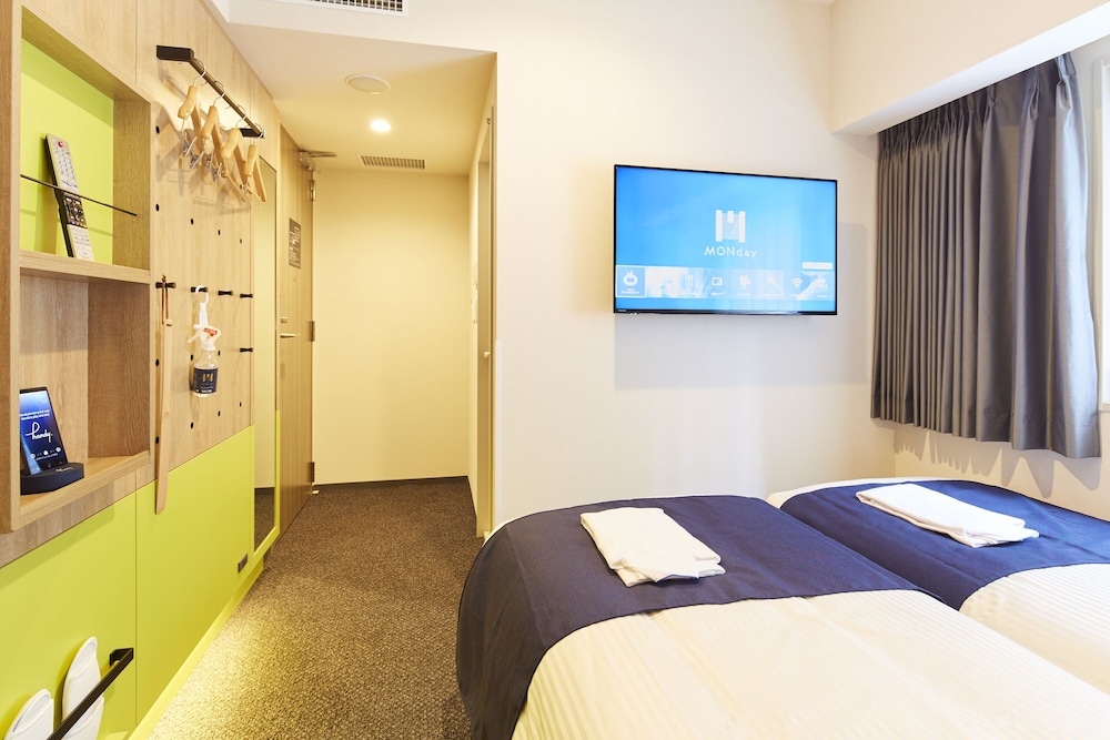 コンパクト ツインルーム 禁煙 客室1 | hotel MONday 秋葉原浅草橋