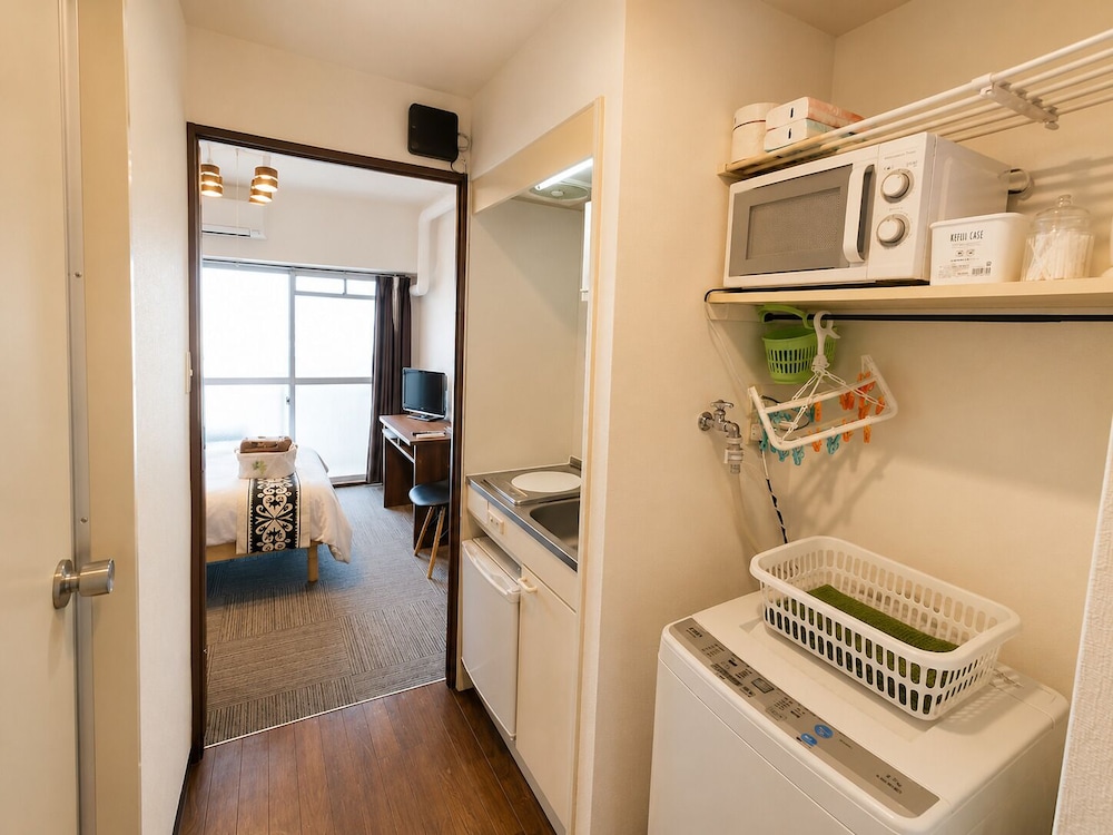 アパートメント ダブルベッド 1 台 バルコニー シティビュー (504) 客室1 | COCO Fukuoka Chiyo