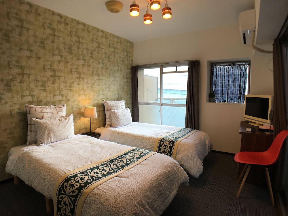 アパートメント シングルベッド 2 台 バルコニー シティビュー (601) | COCO Fukuoka Chiyo