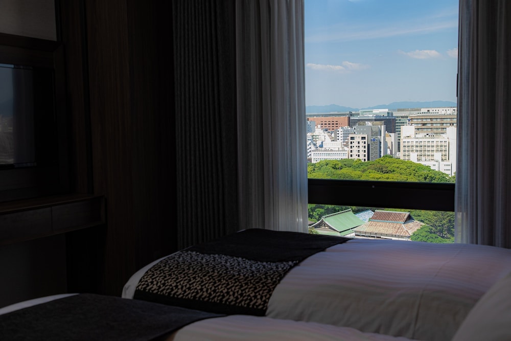 [禁煙] ダブルルーム (20.48平米, ベッド幅150cm,大人最大2名) 部屋からの景観0 | ホテルトラッド博多