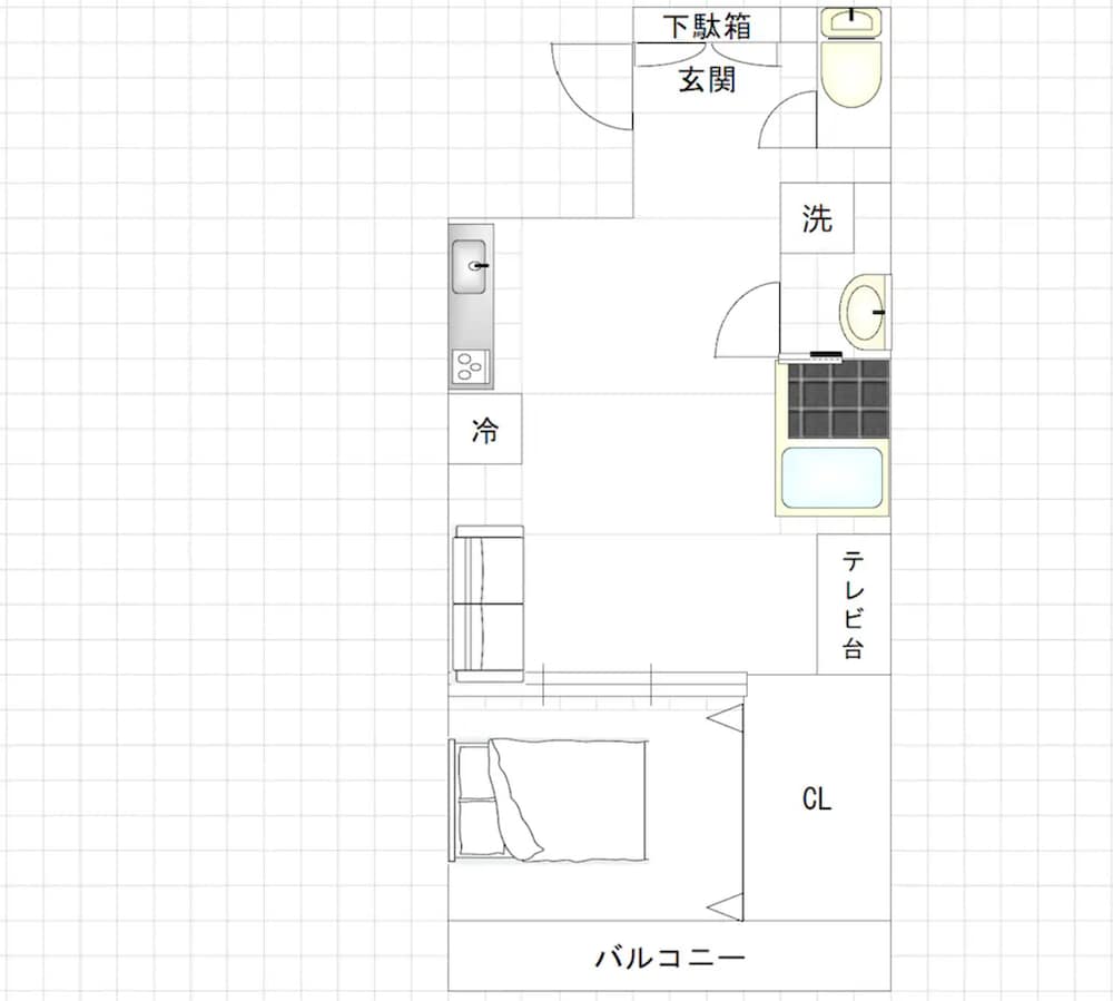 内装1 | AFP 天王寺アパートメント
