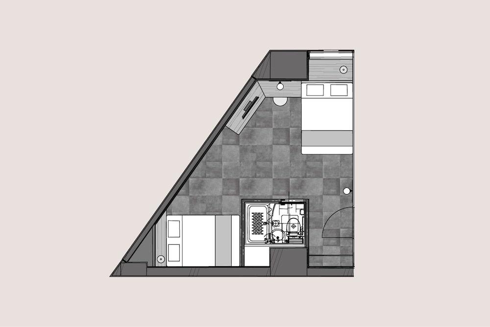スタンダード ツインルーム フロアマップ0 | Hotel Mei 福岡天神