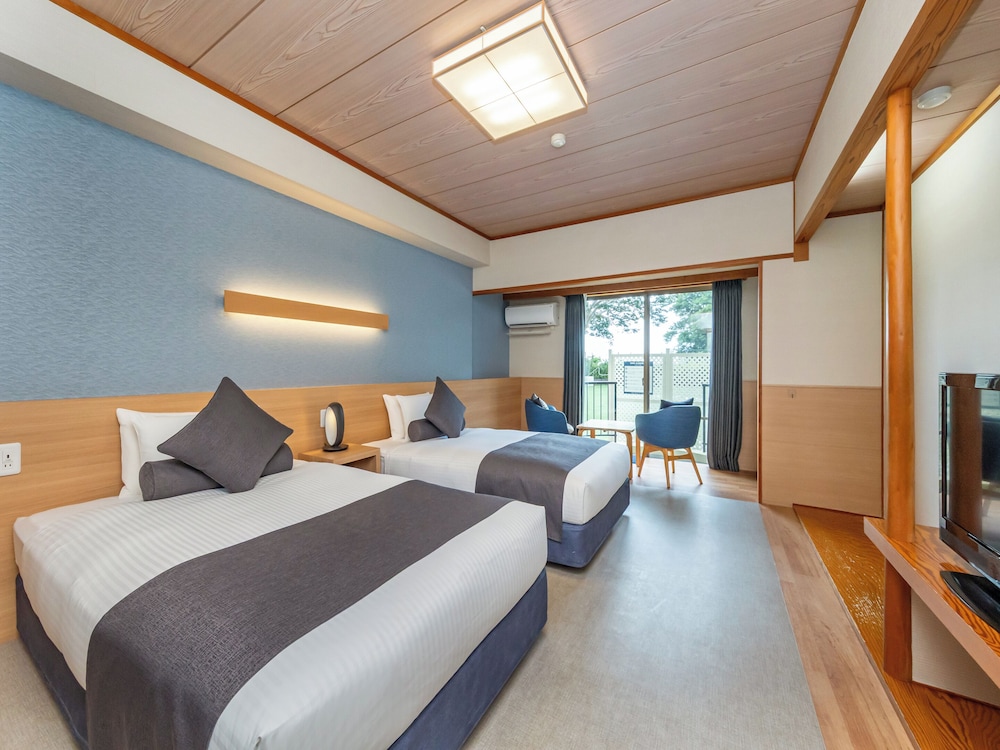 [ドッグラン直結] 和モダンツイン | Wan's Resort 城ヶ崎海岸