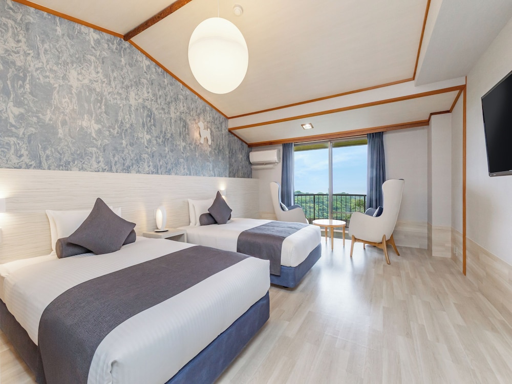 [最上階オーシャンビュー] デラックスツイン | Wan's Resort 城ヶ崎海岸