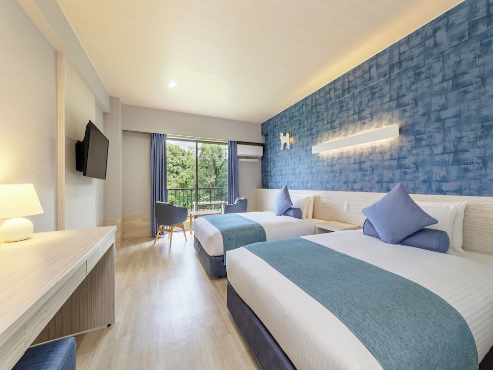 [オーシャンビュー] スタンダードツイン | Wan's Resort 城ヶ崎海岸