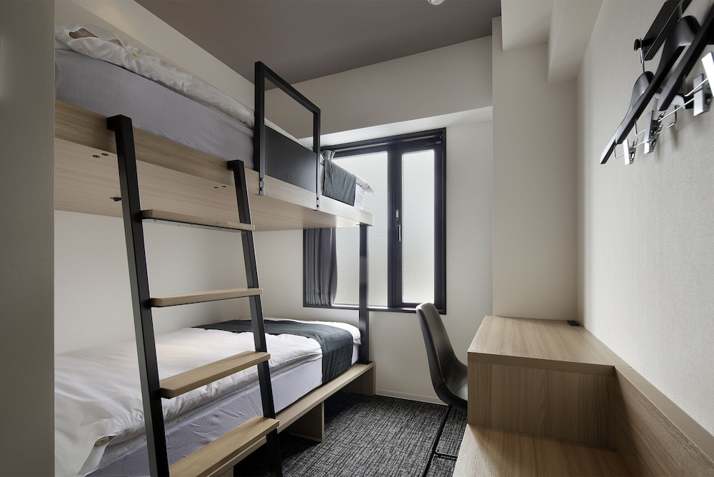 ツインルーム(二段ベッド·専用シャワー&トイレ付) | TUNE STAY KYOTO