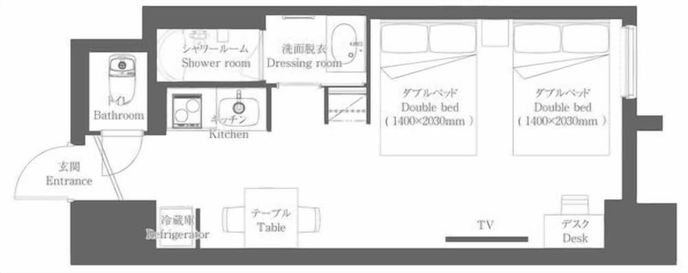 スーペリア ツインルーム 禁煙 客室1 | アミスタホテル福岡