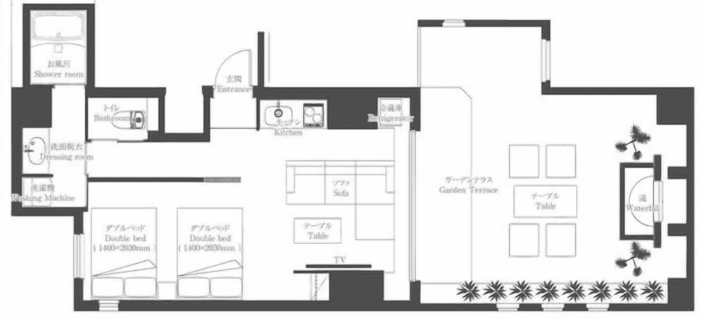 ルーフテラス付 スイートルーム 禁煙 客室1 | アミスタホテル福岡