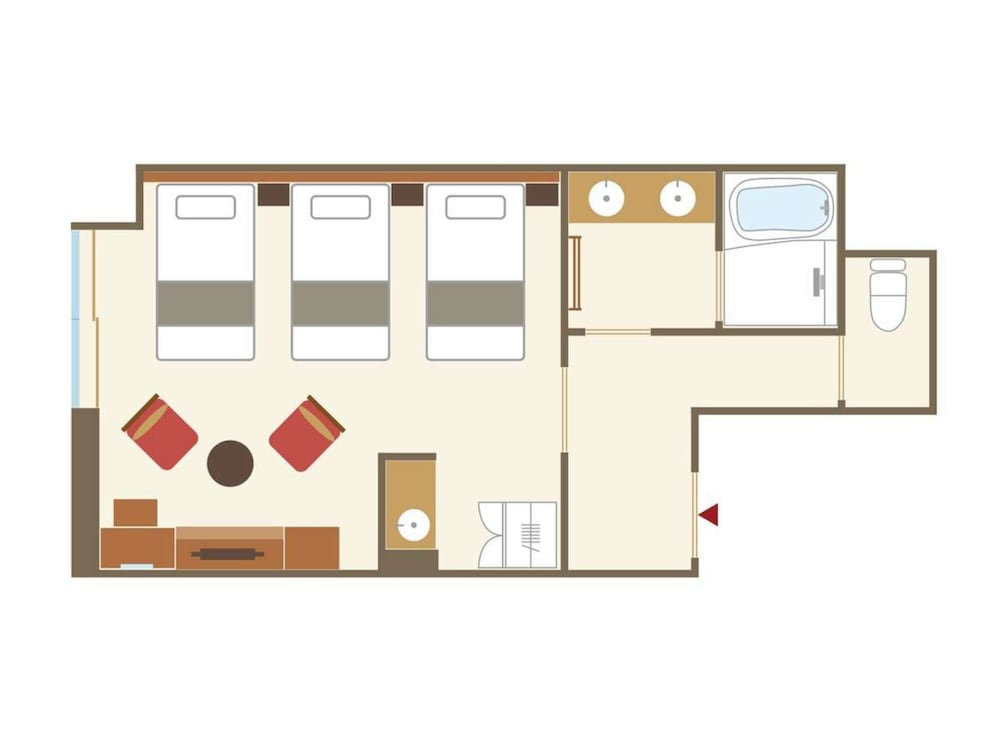 敷島館 和トリプル バス付 客室1 | ことひら温泉 御宿 敷島館