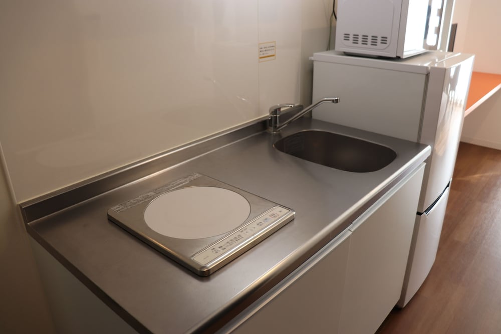 スタンダード ダブルルーム 専用キッチン0 | アパートメント ホテル ecott