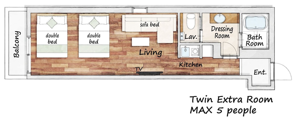 ツインエクストラROOM 客室3 | FUKUOKA 門司港ステイ
