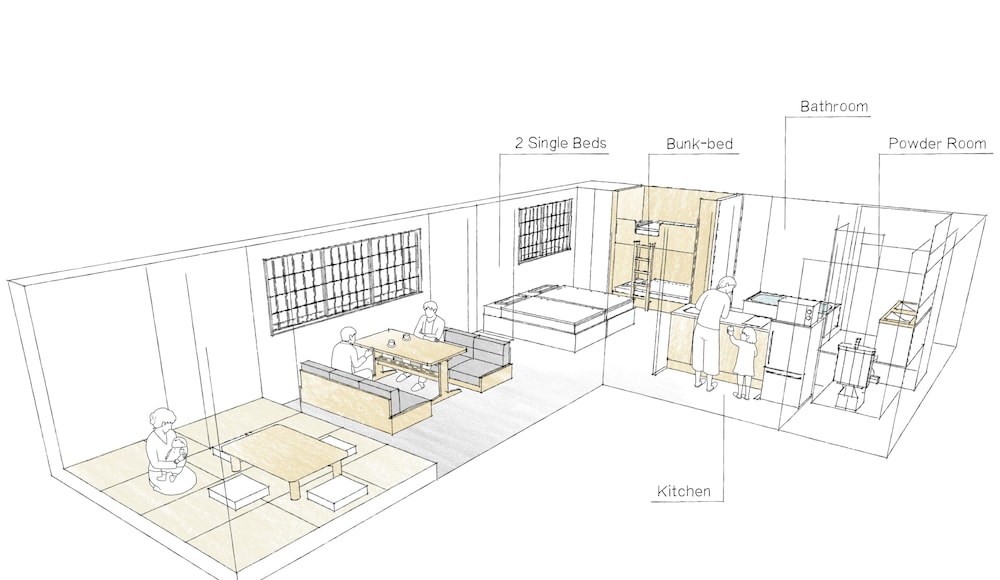 デラックスジャパニーズアパートメント 禁煙 客室4 | MIMARU東京 新宿WEST