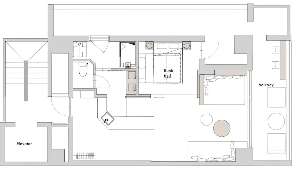 スーペリア スタジオスイート (3F) フロアマップ0 | illi Sun Shimokitazawa