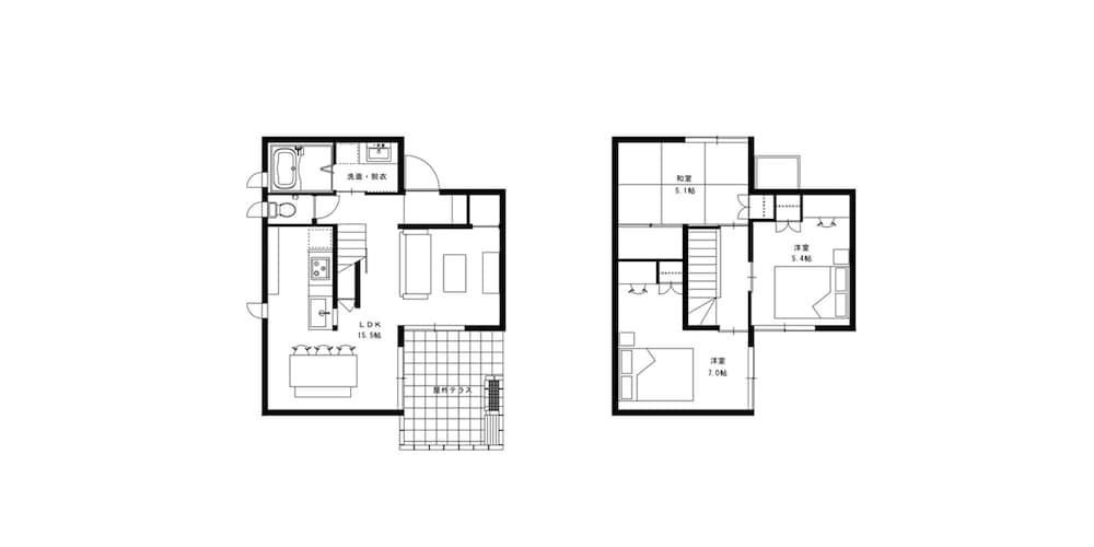 Rakuten STAY HOUSE x WILLSTYLE 湯布院川上 103 フロアマップ0 | Rakuten STAY HOUSE × WILL STYLE 湯布院川上