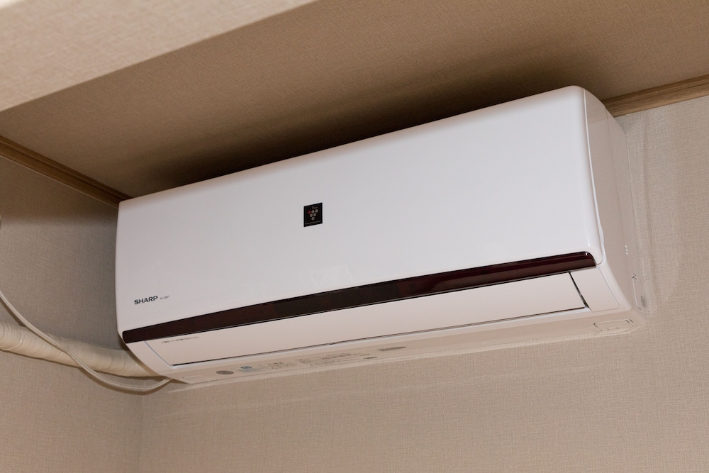 一棟貸し (部屋面積:50平米) 冷房2 | Kyomachiya House IZO