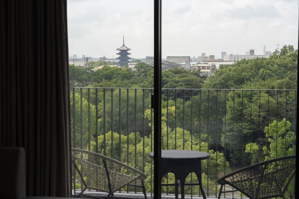 ダブルルーム バルコニー付 ガーデンビュー 31㎡ 禁煙(バスタブ付) バルコニーからの眺望0 | 梅小路ポテル京都