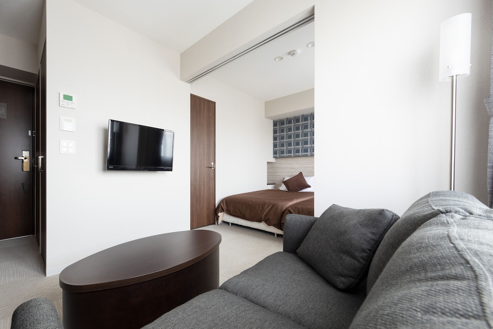 Twin room with kitchen and washing machine リビング エリア1 | ホテルクラッセステイ札幌