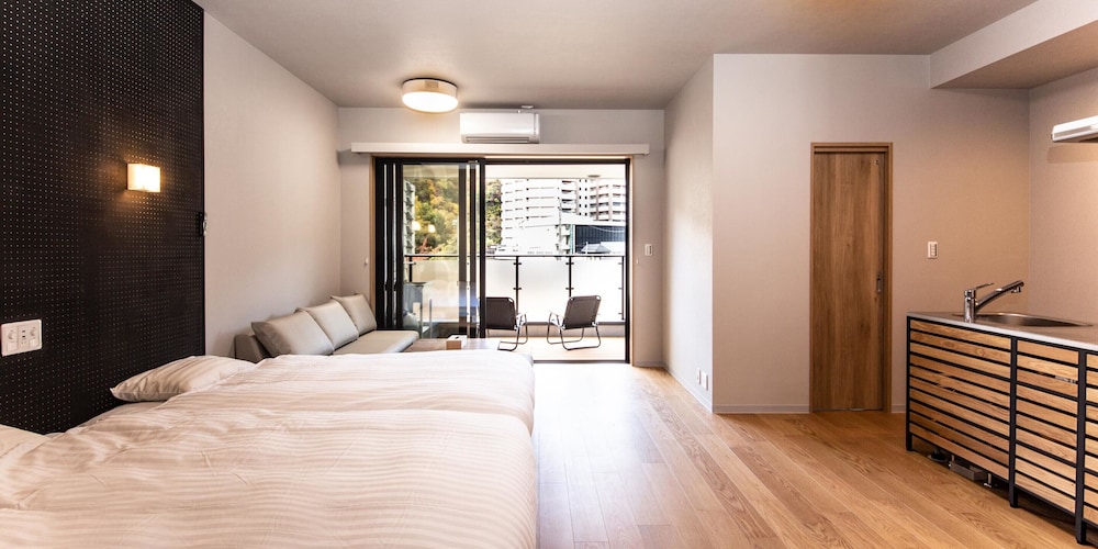 [ペット不可]スタンダードルーム リビング エリア1 | Rakuten STAY MOTEL 日光鬼怒川