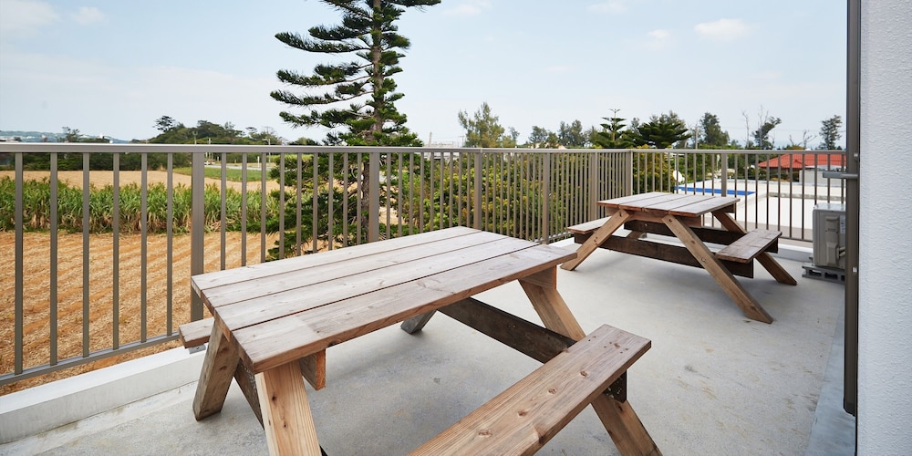 Rekibu5　デラックス ハウス 3 ベッドルーム（2階建） ベランダ0 | 古宇利 side village Rekibu