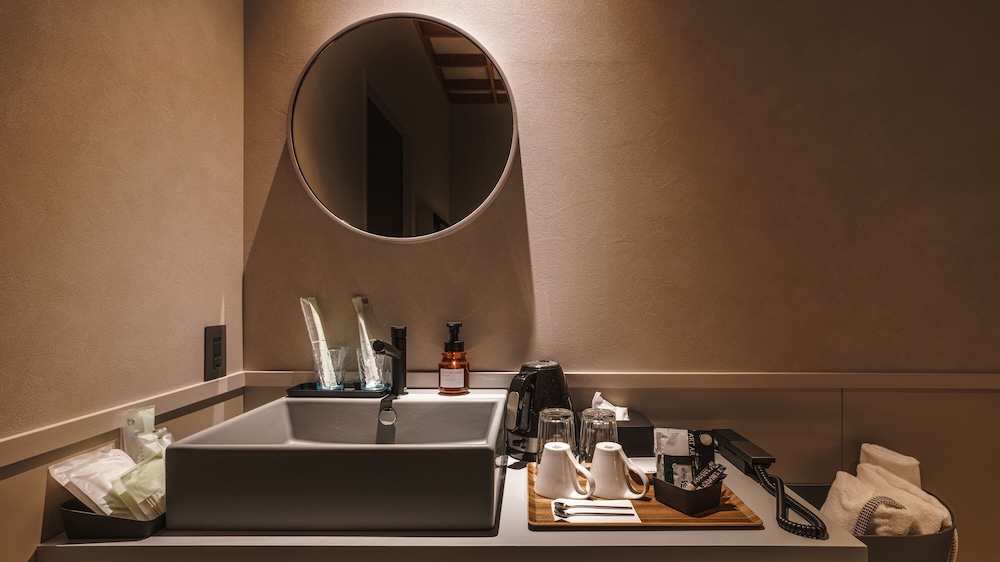 デラックス ダブルルーム バスルームのシンク0 | ホテルアオカ上五島