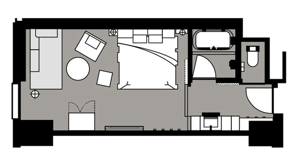 スーペリア キングルーム (1-2名利用) 客室2 | 東京ベイ潮見プリンスホテル