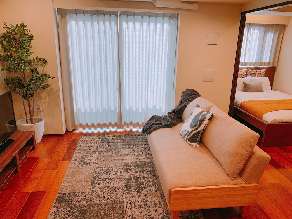 1 ベッドルーム 801 リビング エリア7 | Dash Living Tsukiji