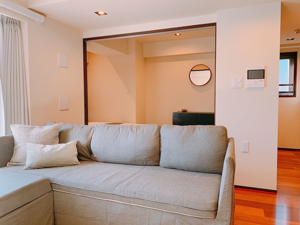 1 ベッドルーム 601 リビング エリア6 | Dash Living Tsukiji