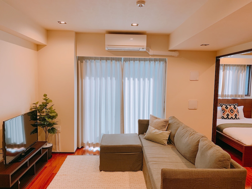 1 ベッドルーム 601 リビング エリア0 | Dash Living Tsukiji