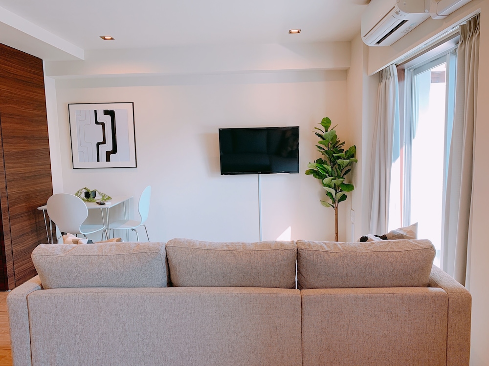 1 ベッドルーム 901 リビング エリア0 | Dash Living Tsukiji