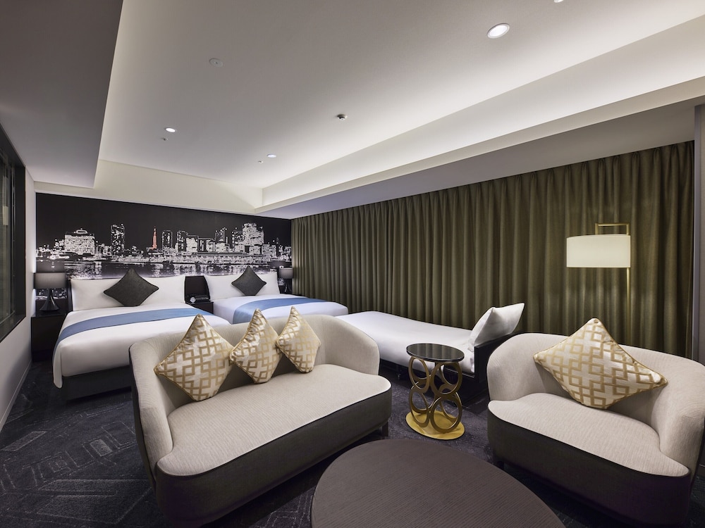 [プレミアフロア] エグゼクティブツインルーム 禁煙 リバービュー 温泉入浴券付 客室1 | ホテル ヴィラフォンテーヌ グランド羽田空港　羽田空港第3ターミナル直結