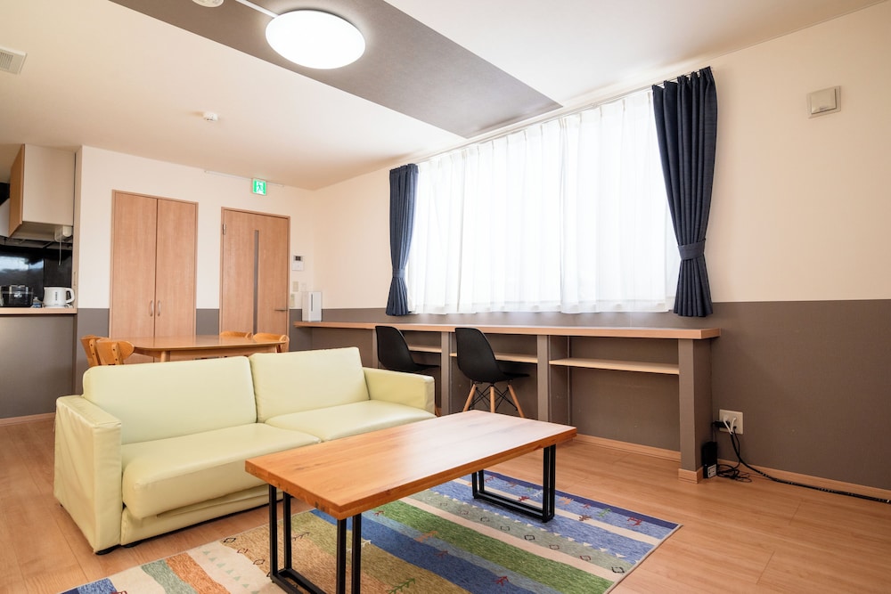 アパートメント 1 ベッドルーム 201 リビング エリア2 | ステイ イン 美瑛