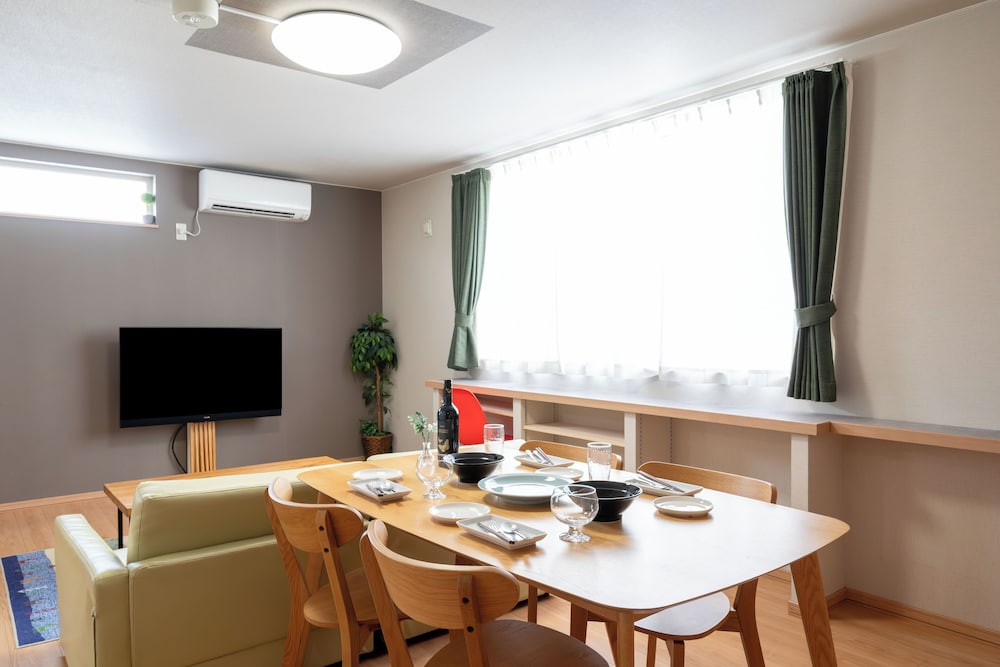 アパートメント 1 ベッドルーム 202 リビング エリア1 | ステイ イン 美瑛