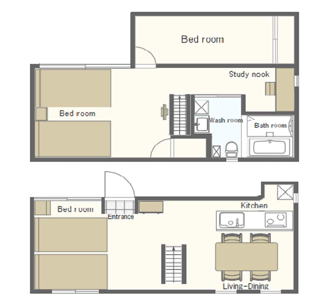 プレミアム デュープレックス 禁煙 (4F) 客室4 | Laffitte Hirai Condominium Hotel