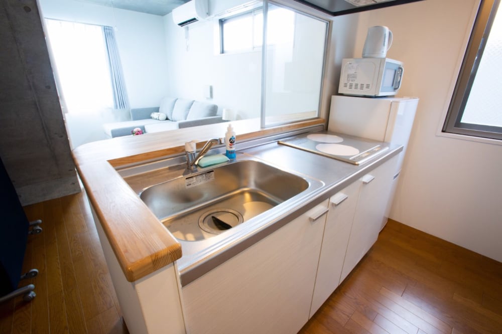 ファミリー スイート 禁煙 (4F) 専用キッチン4 | Laffitte Hirai Condominium Hotel