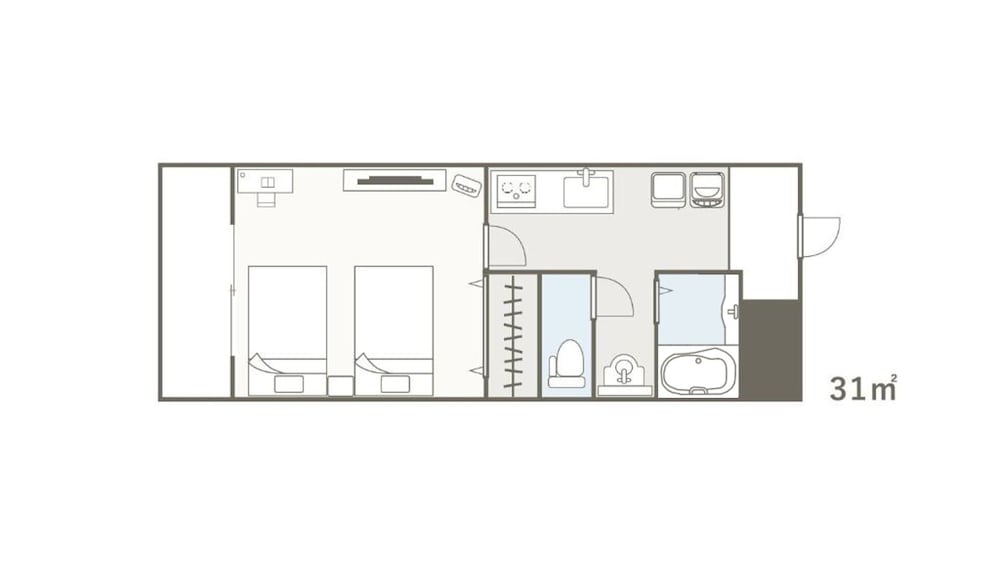 スタンダード ダブルルーム 禁煙 客室4 | レジデンスホテル高山駅前
