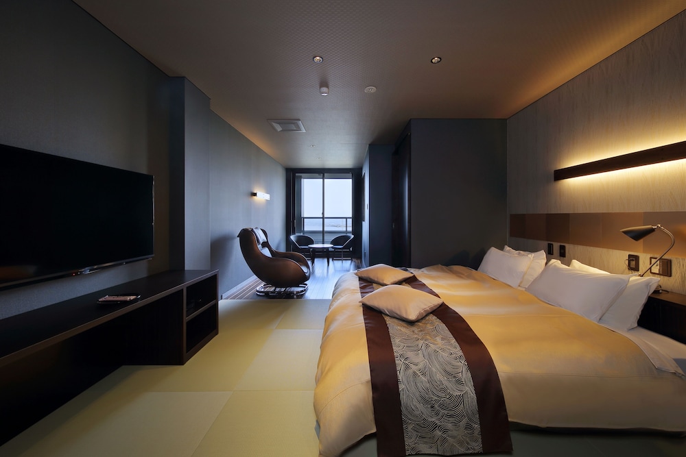 【導夢Dome】温泉・ビューバス付き和洋室 客室4 | 鉄板焼オーベルジュ 別邸夢咲