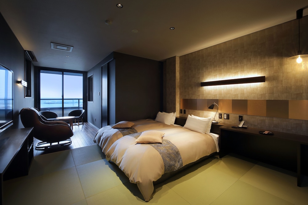 【導夢Dome】温泉・ビューバス付き和洋室 客室3 | 鉄板焼オーベルジュ 別邸夢咲