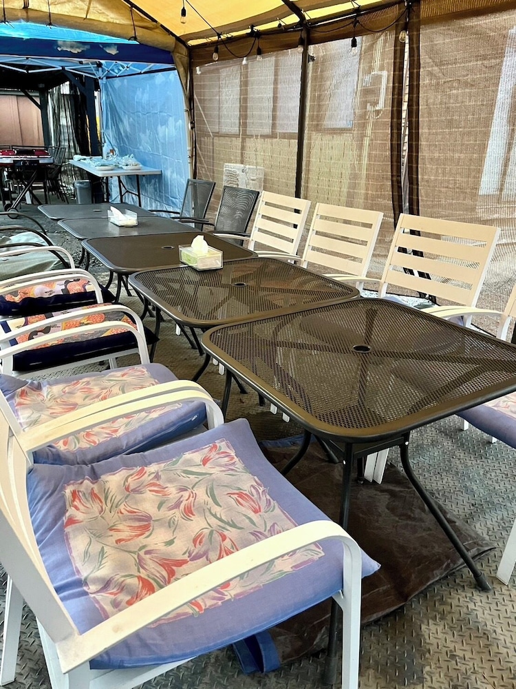 貸別荘「きよみず邸」１階貸切、近隣天然温泉、伊香保・榛名30分、年中BBQ・雨天OK! 最大20名 禁煙 テラス / パティオ13 | きよみず邸